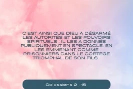 Jésus domine les esprits et les puissances
