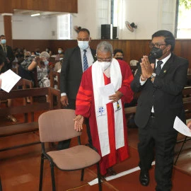 Accueil du président et du vice président de la république de Maurice