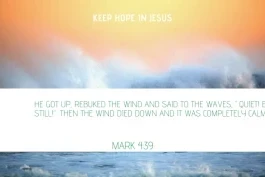Keep hope in Jesus