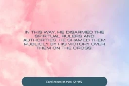Jesus has dominion over spirits and powers